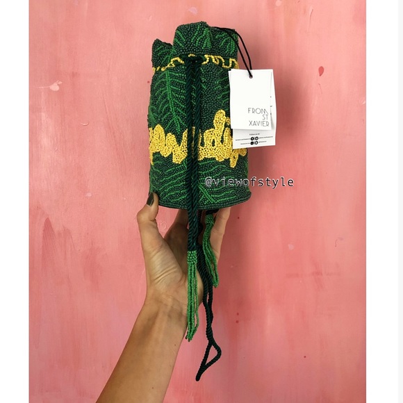 Paradise beaded drawstring bag - Picture 10 of 14